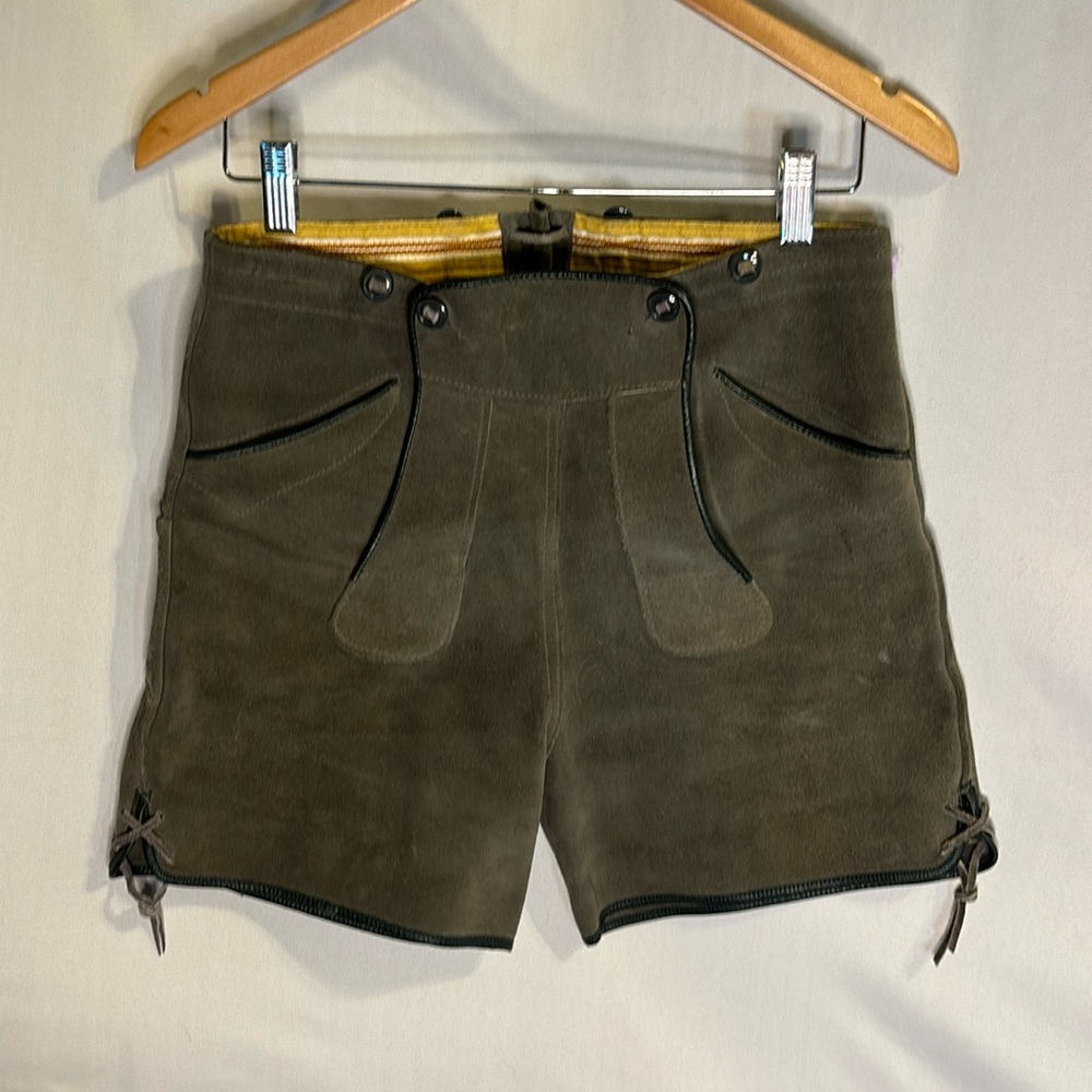 Lederhosen suede men shorts Oktoberfest